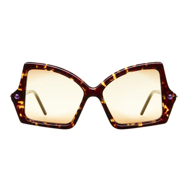 Kuboraum Occhiali da Sole Maske P30 TO Tartarugato/Marrone Chiaro Unisex