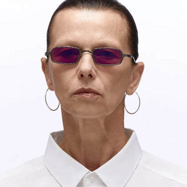 Kuboraum Occhiali da Sole Maske Z18 GM Gunmetal/Fucsia Infrarossi Unisex