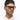 Kuboraum Occhiali da Vista Maske P25 TO Tartarugato/Trasparente Unisex 7