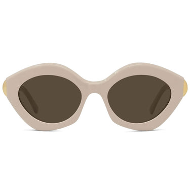 Loewe Coil Bianco Geometrico Occhiali da Sole