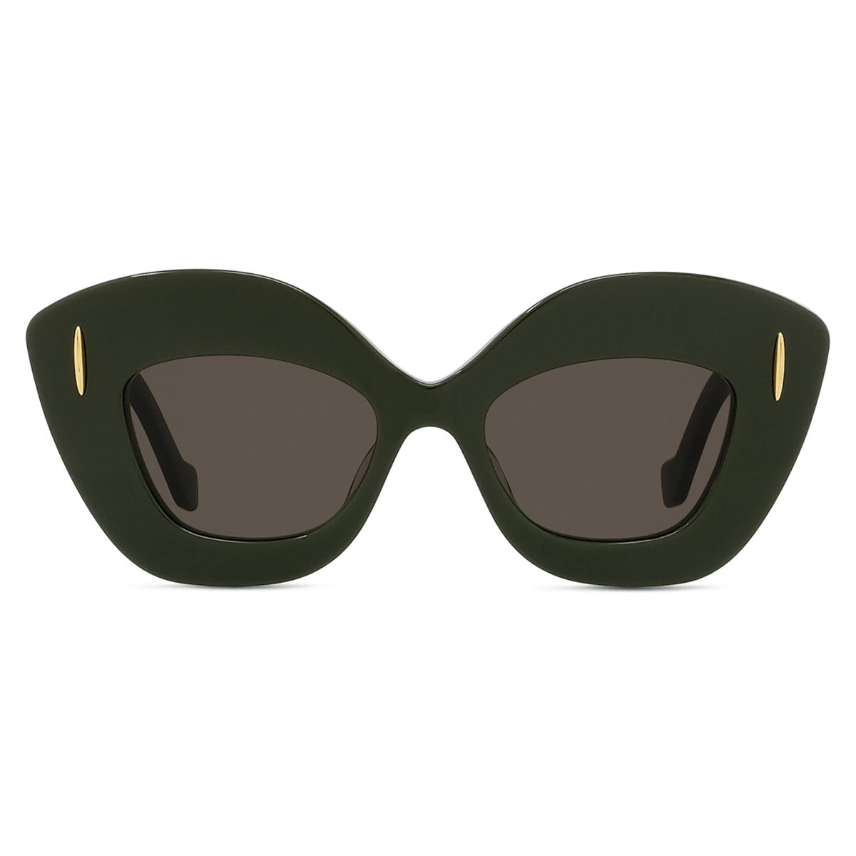 Loewe Occhiali da Sole LW40127I 96E Anagram Verde/Marrone Donna