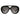Loewe Curvy Black Pilot Sunglasses
