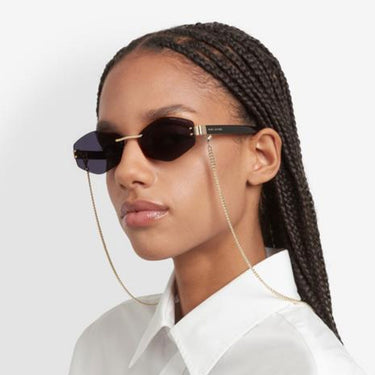 Marc Jacobs Sunglasses MARC 496/S AIR GME Brown/Purple Women With Chain 1