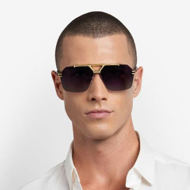 Marc Jacobs Sunglasses MARC 837/S J5G Gold/Smoky Gray Men's 4