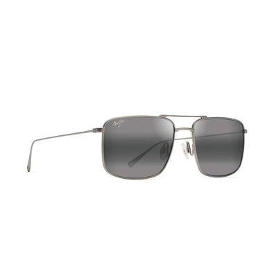 Maui Jim Occhiali da Sole AEKO 886-17 Argento/Grigio Specchiato Unisex Polarizzati