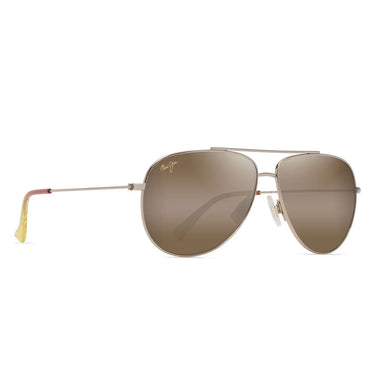 Maui Jim Sonnenbrille HAUOLI H665-16B Gold/Braun Unisex Polarisiert