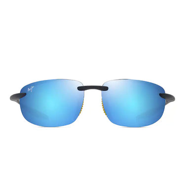 Maui Jim Occhiali da Sole HO'OKIPA ULTRA B676-03B MJ0676S 006 Blu Giallo Blu Hawaii Unisex Polarizzati