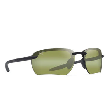 Maui Jim Occhiali da Sole HO'OKIPA ULTRA G MJ0336S 001 Nero Opaco/Verde Unisex Polarizzati 2