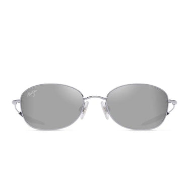 Maui Jim Occhiali da Sole HUIA MJ0372S 002 Argento Hawaii Seashine Unisex Polarizzati