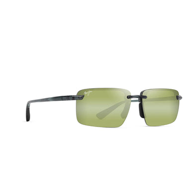 Maui Jim Sonnenbrille LAULIMA HT626-15 Grün/Transparent Grün Unisex Polarisiert