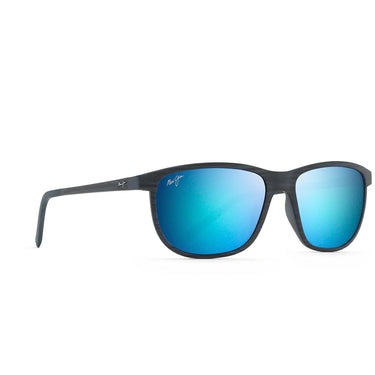 Maui Jim Sonnenbrille LELE KAWA B811-03S Blau/Blau Verspiegelt Unisex Polarisiert