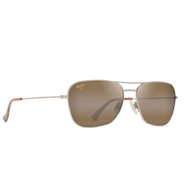 Maui Jim Sonnenbrille NAAUAO H675-16 Gold/Braun Unisex Polarisiert
