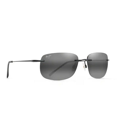 Maui Jim Sunglasses OHAI MJ0334S 001 Glossy Black/Neutral Grey Unisex Polarized 2
