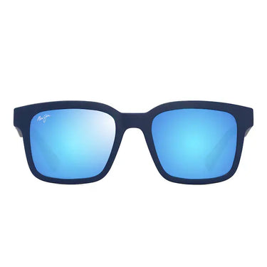 Maui Jim Sunglasses OPIOPIO AF MJ0659SA 003 Matte Blue/Hawaii Blue Unisex Polarized