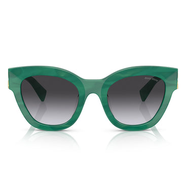 Miu Miu Sunglasses MU01YS 15H09S Green/Gray Gradient Women