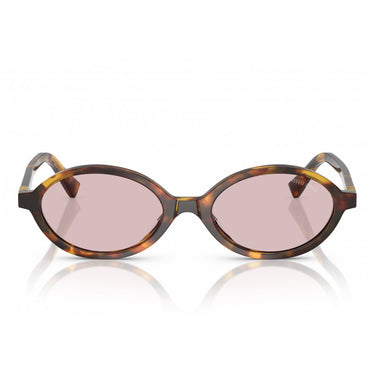 Miu Miu Lunettes de Soleil MU04ZS 14L4I0 Marron/Rose Clair Femme