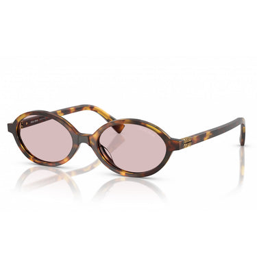 Miu Miu Lunettes de Soleil MU04ZS 14L4I0 Marron/Rose Clair Femme 2