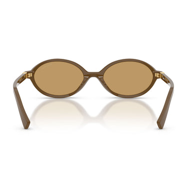 Miu Miu Occhiali da Sole MU04ZS 29Q10Y Verde Militare Marrone Chiaro Donna 4