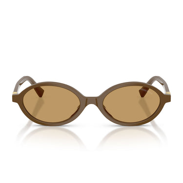 Miu Miu Occhiali da Sole MU04ZS 29Q10Y Verde Militare Marrone Chiaro Donna