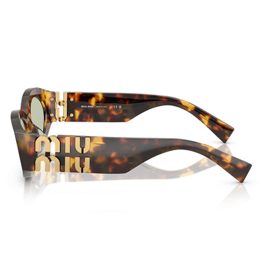 Miu Miu Occhiali da Sole MU11W 14L50O Havana/Verde Chiaro Donna 2