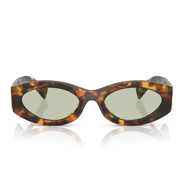 Miu Miu Sunglasses MU11W 14L50O Havana/Light Green Women