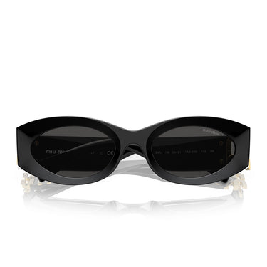 Miu Miu Occhiali da Sole MU11W 1AB5S0 Nero-Grigio Sfumato Donna 4