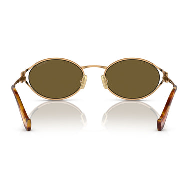 Miu Miu Occhiali da Sole MU52Y 7OE01T Oro/Marrone Donna 3