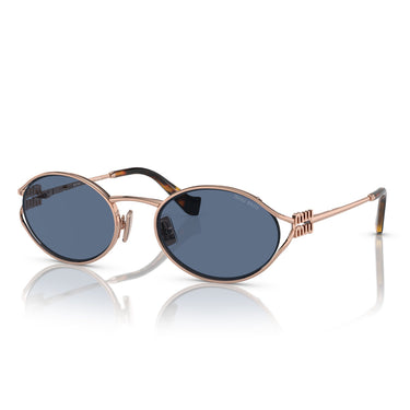 Miu Miu Occhiali da Sole MU52Y ZVF1V1 Oro/Blu Scuro Donna 1