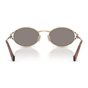 Miu Miu Sonnenbrille MU52Y ZVN80Q Blassgold/Dunkelgrau Damen 4