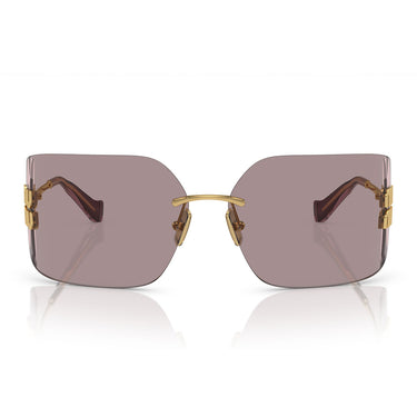 Miu Miu Occhiali da Sole MU54YS 5AK06I Oro/Marrone Donna