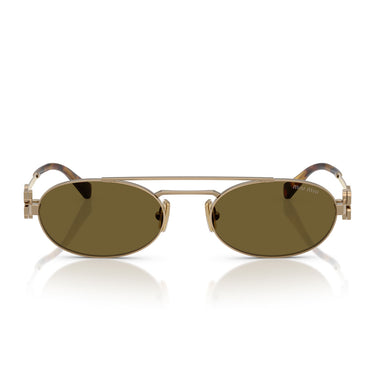 Miu Miu Occhiali da Sole MU54ZS 7OE09Z Oro/Marrone Donna
