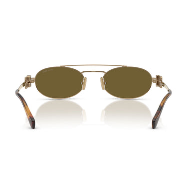 Miu Miu Occhiali da Sole MU54ZS 7OE09Z Oro/Marrone Donna 4