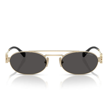 Miu Miu Occhiali da Sole MU54ZS ZVN08Z Oro-Grigio Scuro Donna