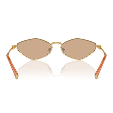 Miu Miu Occhiali da Sole MU56ZS 5AK40D Oro-Arancione Sfumato Donna 3