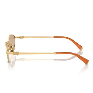Miu Miu Occhiali da Sole MU56ZS 5AK40D Oro-Arancione Sfumato Donna 2