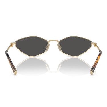 Miu Miu Occhiali da Sole MU56ZS ZVN5S0 Oro-Grigio Sfumato Donna 4