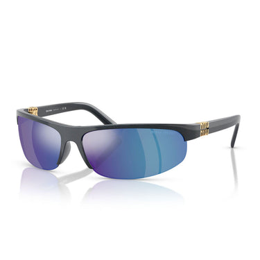 Miu Miu Occhiali da Sole MUA02S 19Y10K Avio Metallizzato/Blu Specchiato Donna 2