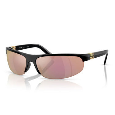 Miu Miu Occhiali da Sole MUA02S 1AB90J Nero/Rosa Specchiato Donna 2