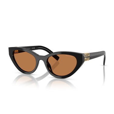 Miu Miu Occhiali da Sole MUA04S 16K10I Nero/Marrone Donna 2