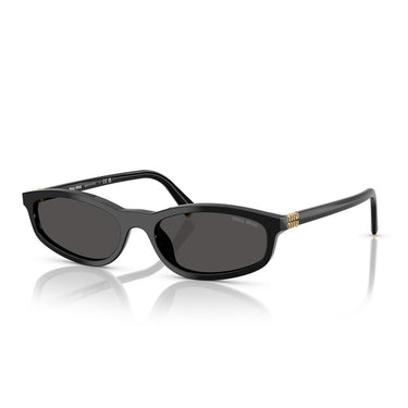 Miu Miu Lunettes de Soleil MUA06S 16K08Z Noir/Gris Foncé Femme