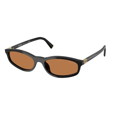 Miu Miu Lunettes de Soleil MUA06S 16K10I Noir/Marron Femme 2