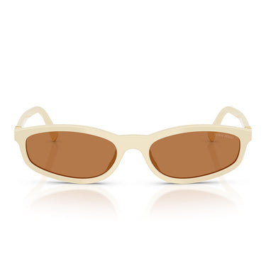 Miu Miu Okulary Przeciwsłoneczne MUA06S 21D90Q Biały/Brązowy Damskie