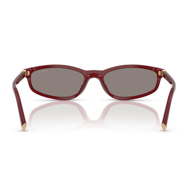 Miu Miu Occhiali da Sole MUA06S 21I80Q Burgundy Opalino/Grigio Scuro Donna 3