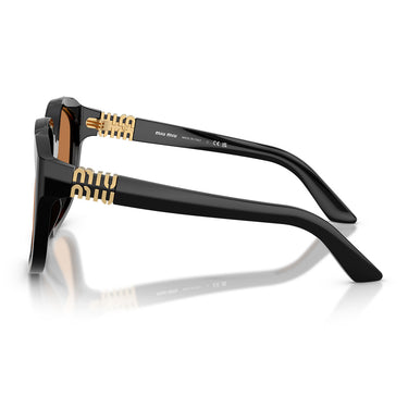 Miu Miu Occhiali da Sole MUA07S 16K90Q Nero/Marrone Donna 2