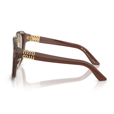 Miu Miu Okulary Przeciwsłoneczne MUA07S 25G40U Brązowy Gradient/ Jasny Brąz Damskie 3