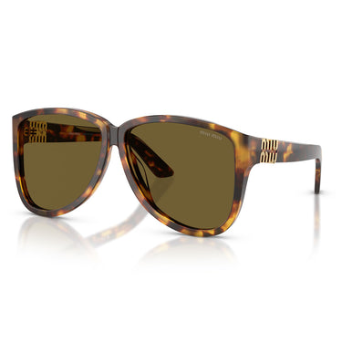 Miu Miu Occhiali da Sole MUA08S 14L09Z Marrone Miele/Marrone Scuro Donna 1