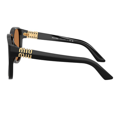 Miu Miu Occhiali da Sole MUA08S 16K90Q Nero/Marrone Donna 3