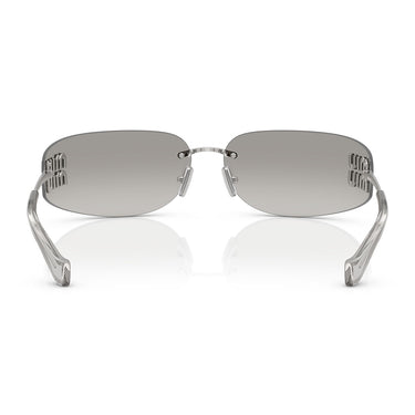 Miu Miu Occhiali da Sole MUA51S 1BC10Y Argento/Grigio Specchiato Donna