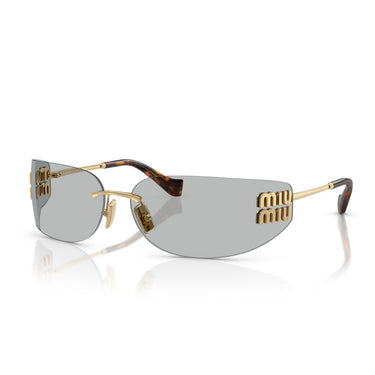 Miu Miu Occhiali da Sole MUA51S 5AK50K Oro/Grigio Donna 2