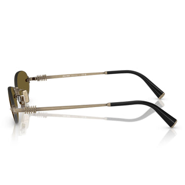 Miu Miu Occhiali da Sole MUA54S 26C09Z Oro Marrone Scuro Donna 2